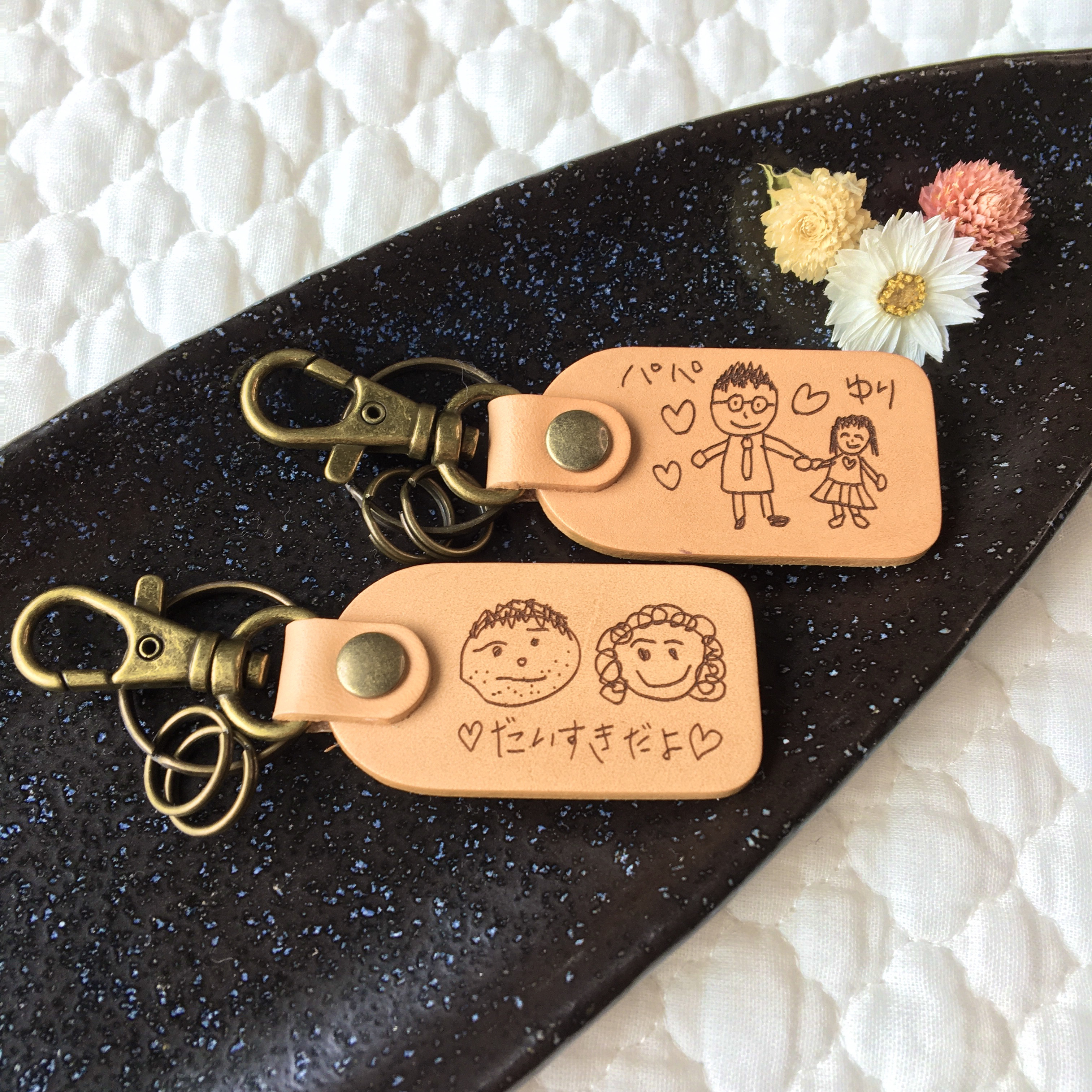似顔絵キーホルダーご確認ページ꘎୫父の日ギフト 誕生日プレゼント 