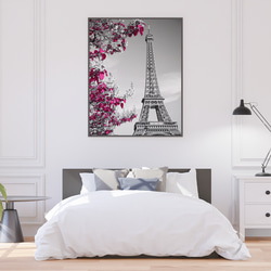 Paris エッフェル塔 モノトーン&カラー / インテリアポスター 海外アート / 4244 7枚目の画像