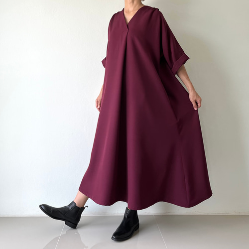 入荷nowオンラインストア 春まで使えるマキシフレアワンピース ワンピース マキシ丈 ワンピース