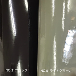 送料無料　【A4】人工皮革エナメル　「エルバス」　ビーガンレザー　カラー豊富♪　　合皮　日本製 5枚目の画像