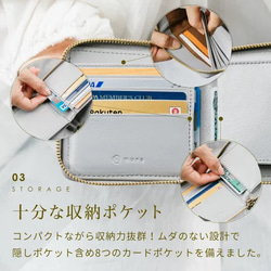 本革 二つ折り財布 ラウンドファスナー 【送料無料】（st-w1090） 12枚目の画像