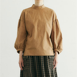 東炊きコットンビエラ・クラシック・ワンピース／カーマイン