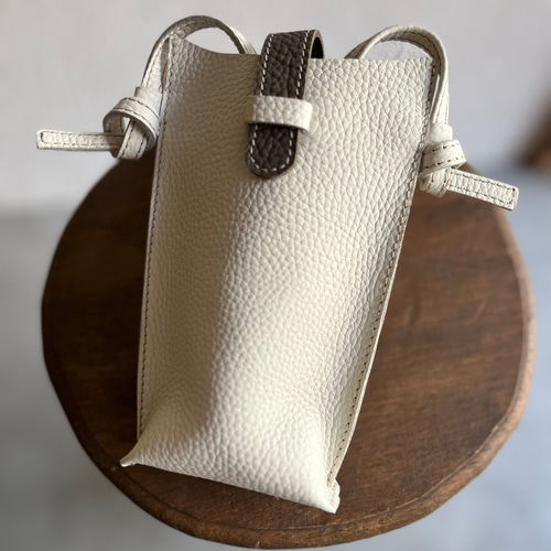 人気＊レザースマホショルダー 本革牛革 マルチカラー ミニ