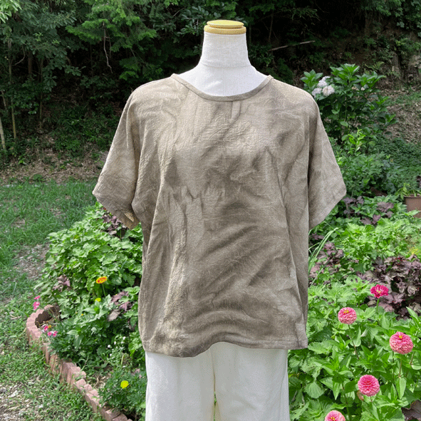 ワッシャー加工のプルオーバー22066