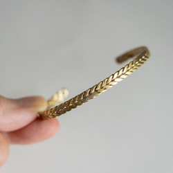 一点物】 月桂樹 バングル 真鍮 バングル・リストバンド norim-ノリム