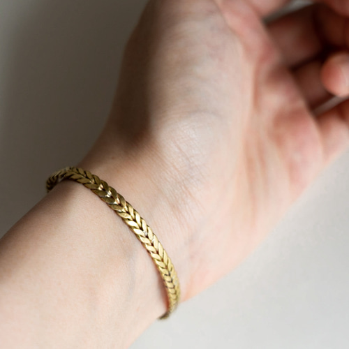 一点物】 月桂樹 バングル 真鍮 バングル・リストバンド norim-ノリム