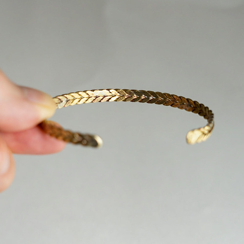 一点物】 月桂樹 バングル 真鍮 バングル・リストバンド norim-ノリム