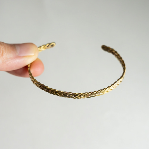 一点物】 月桂樹 バングル 真鍮 バングル・リストバンド norim-ノリム