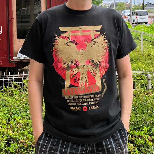 SAKAKI 八咫烏（ゴールドver.）Tシャツ Tシャツ SAKAKI 通販