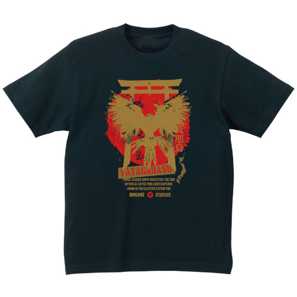 SAKAKI 八咫烏（ゴールドver.）Tシャツ Tシャツ SAKAKI 通販