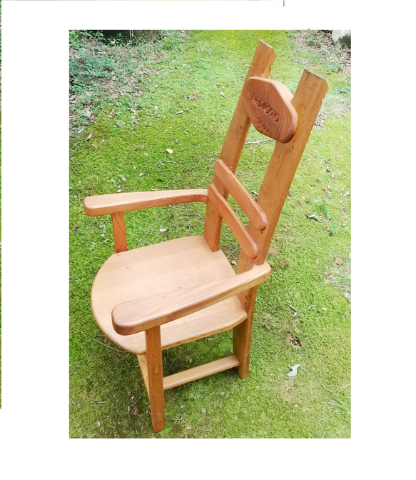 サントリーウィスキー樽（京都山崎）ロゴ入り椅子（送料無料） 1枚目の画像