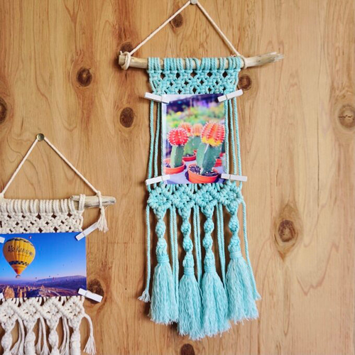 NO.373『流木ハンガー・マクラメフォトフレーム』 NO.373『流木ハンガー・マクラメフォトフレーム』 NO.373『流木