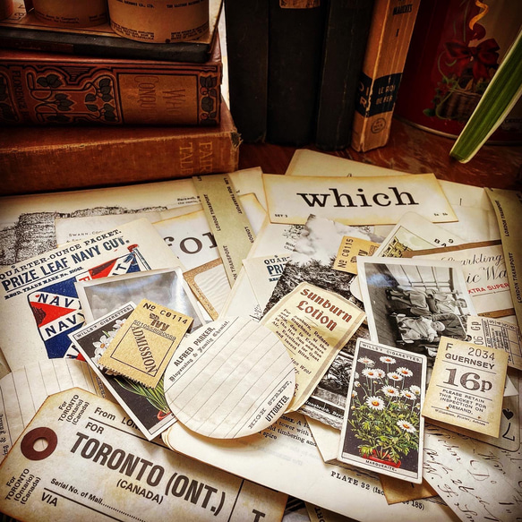 紙モノアソートダンボール大量ジャンクジャーナルNo．3