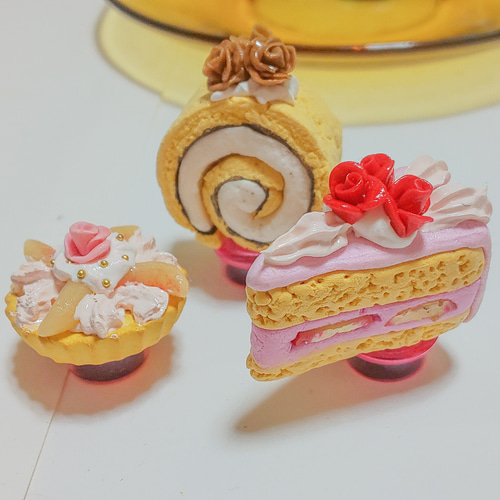 バラスイーツのマグネット 3つセット フェイクスイーツ スイーツ