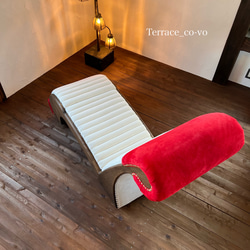 “休閒椅”~100% 和紙天鵝絨 &amp; 豬麂皮~ 第6張的照片