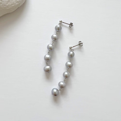 淡水真珠：pearl line pierce 3枚目の画像