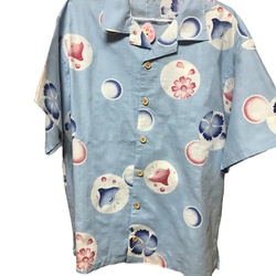 【夏物最終SALE】浴衣アロハシャツ 2枚目の画像
