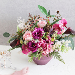 ❁⃘高品質なお花のアーティフィシャルフラワー/胡蝶蘭やバラで上品な