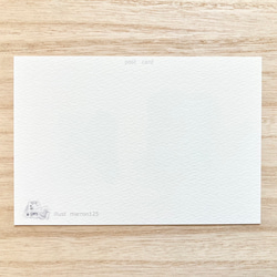 透明水彩画「りすさんのキノコ狩り」イラストポストカード3枚セット　メッセージカード　リス　きのこ　秋　敬老の日　 3枚目の画像