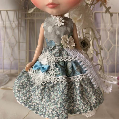 ブライスアウトフィット 白ネコちゃんワンピース その他人形 瑞恋 通販