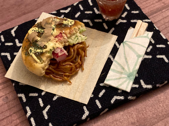 ミニチュアハーフタコのみ焼きon焼きそばセット 8枚目の画像