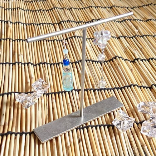 しゅわしゅわラムネ瓶ピアス/イヤリング ピアス（フック・チェーン