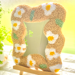 タフティングミラー その他インテリア雑貨 ののんぴ 通販 12779749