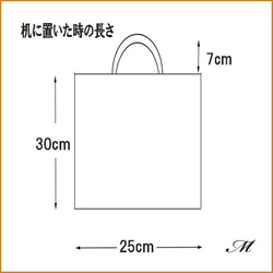 New▶ 通学 体操着入れ お着替え袋 持ち手付 巾着袋 M 30×25 チェック 男の子 6枚目の画像