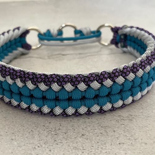 パラコード首輪 デザインNo.25中型犬・大型犬首輪 リード・首輪