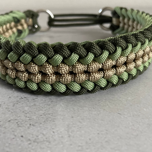 パラコード首輪 デザインNo.25中型犬・大型犬首輪 リード・首輪