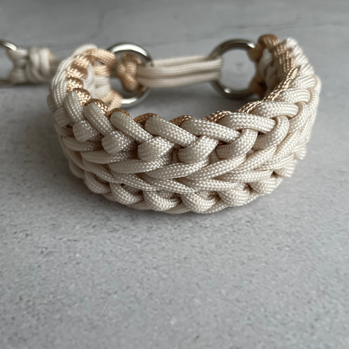 パラコード首輪 デザインNo.3 中型犬・大型犬首輪 リード・首輪