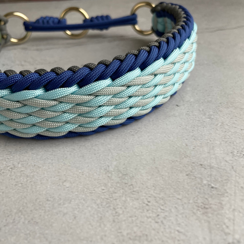 パラコード首輪 デザインNo.32 中型犬・大型犬首輪 リード・首輪