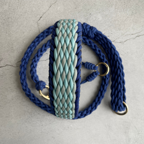 パラコード首輪 デザインNo.32 中型犬・大型犬首輪 リード・首輪