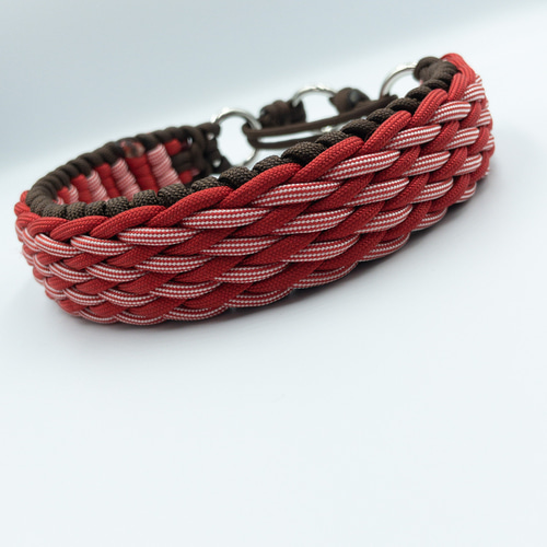 パラコード首輪 no.11 犬用首輪 【 パラコード首輪 / 11．ブラック 】 犬 首輪 散歩