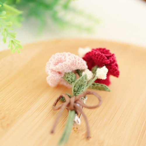 まなみんです　秋のブーケブローチ＋紅葉の立体刺繍ブローチ 5777a3a2e60194fca89559e83a4623