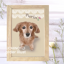 ペット似顔絵　オーダーメイド　イラスト　愛犬　愛猫　お描きします　UCHINOKO 9枚目の画像