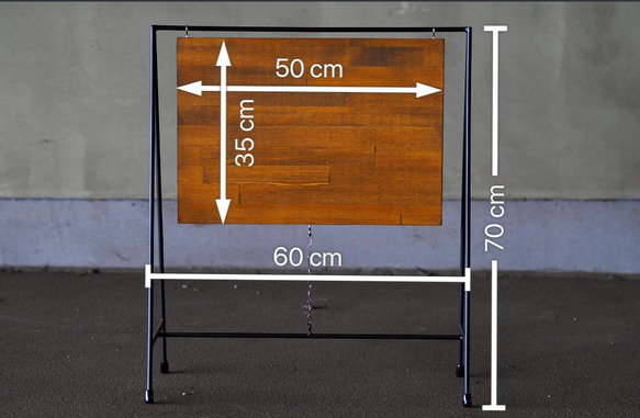 インダストリアル 看板　サインボード　A型看板 13枚目の画像