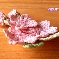 桜３輪のコサージュ 4枚目の画像