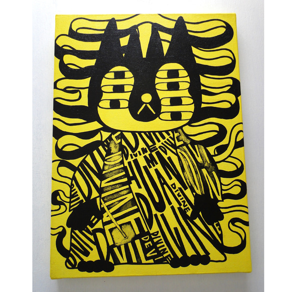 077草むらの猫 原画 一点物 絵画 アトリエ雅夫 通販 11591386