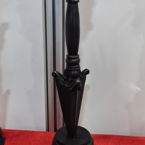 チベット仏教法器 三面杵 金剛杵 銅製品 vajra 密教法具 33cm