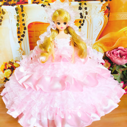 リカちゃん ドレス ドールドレス 人形服 手作り licca ハンドメイド