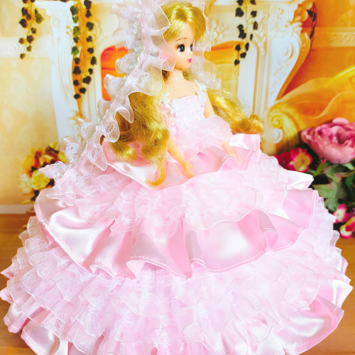 リカちゃん ドレス ドールドレス 人形服 手作り licca ハンドメイド