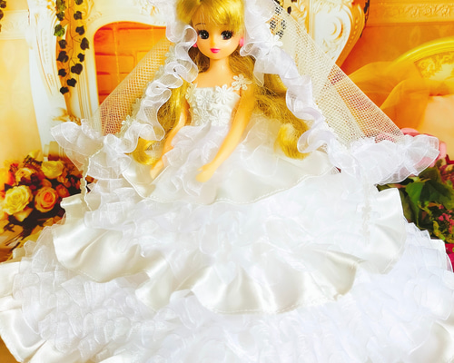 リカちゃん ドレス ドールドレス 人形服 手作り licca ハンドメイド