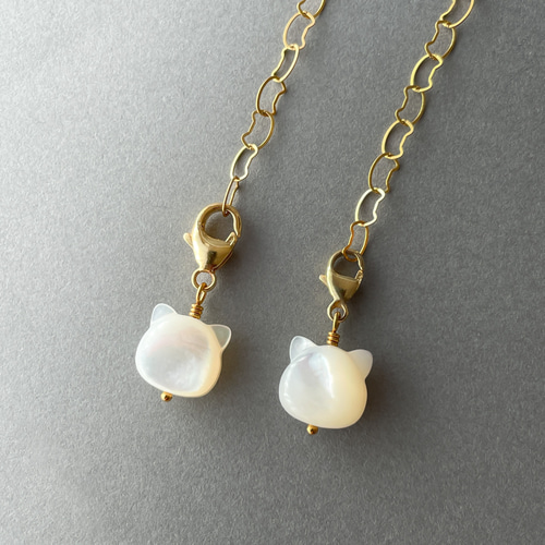 ✧まいにち猫パレード！✧ 14kgf 猫チェーンネックレス｜70cm