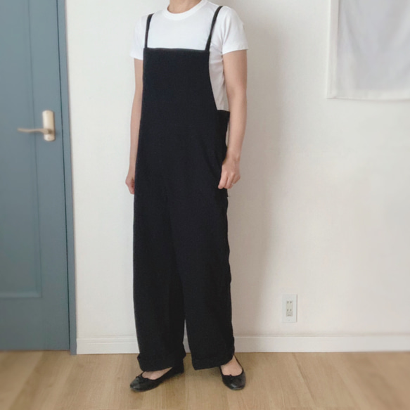 受注生産】リボンサロペット Mサイズ オールインワン