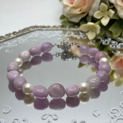 スーパーセブンとムーンストーンetc の組み合わせブレスレット