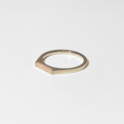 戒指 03 S 黃銀楓木精緻戒指 戒指 木質 第2張的照片