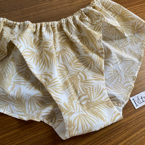 ゆったり立体パンツ ボタニカルベージュ ふんどしパンツ