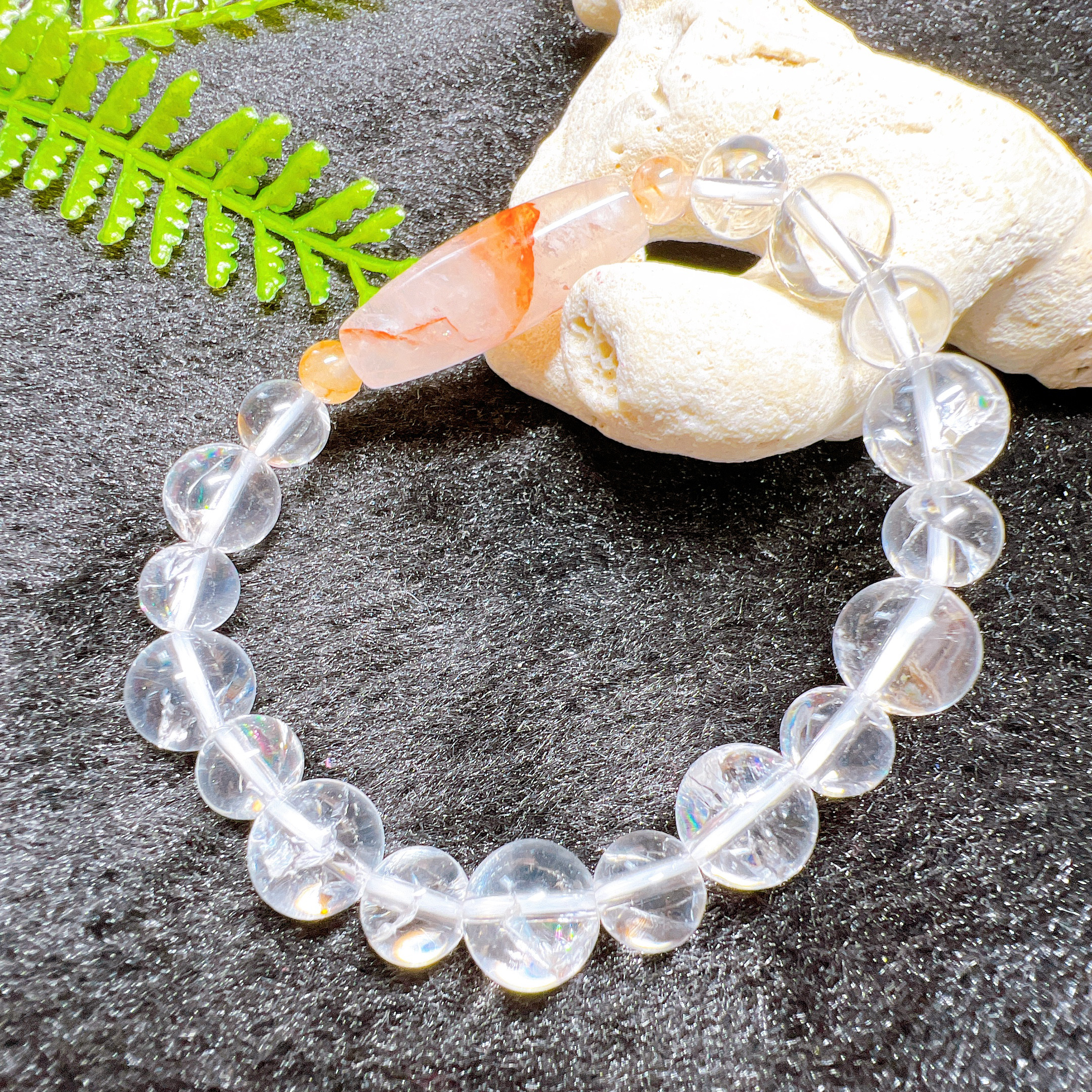 虹いっぱい☆マニカラン水晶☆アイリスクォーツ☆レッドファントム☆