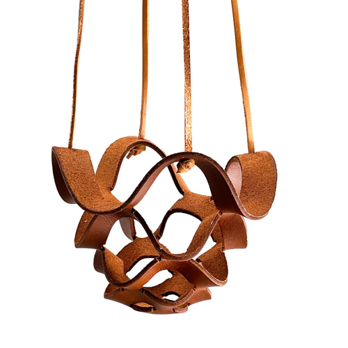 レザープランツハンガー Mサイズ 一輪挿し・花瓶・花器 airplants